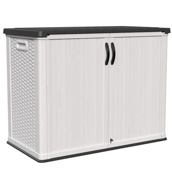 Patiowell 26 Cu FT Plastic Storage Cabinet, White