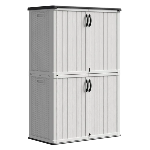 Patiowell 50 Cu Ft Plastic Cabinet, White